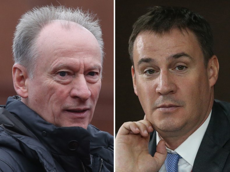 Composite photo of Nikolai Patrushev and Patrushev