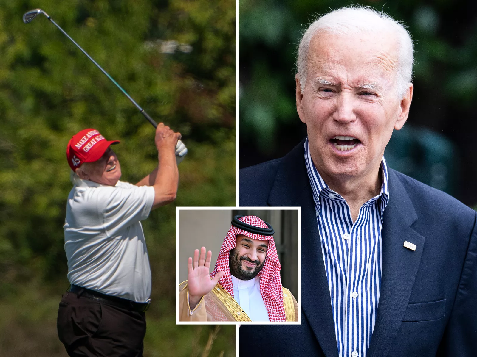 Donald Trump Golfs With the Saudis as Nation Snubs Joe Biden on World Stage - Vimarsana News