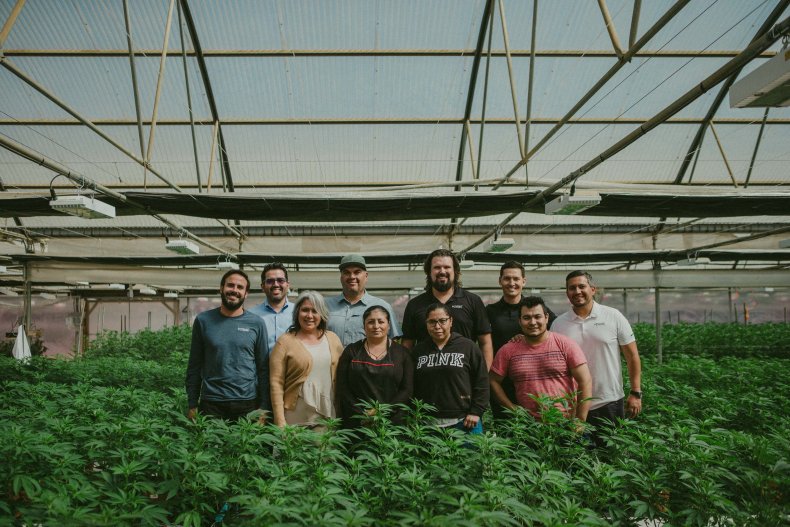 Members of the POSIBL cannabis company