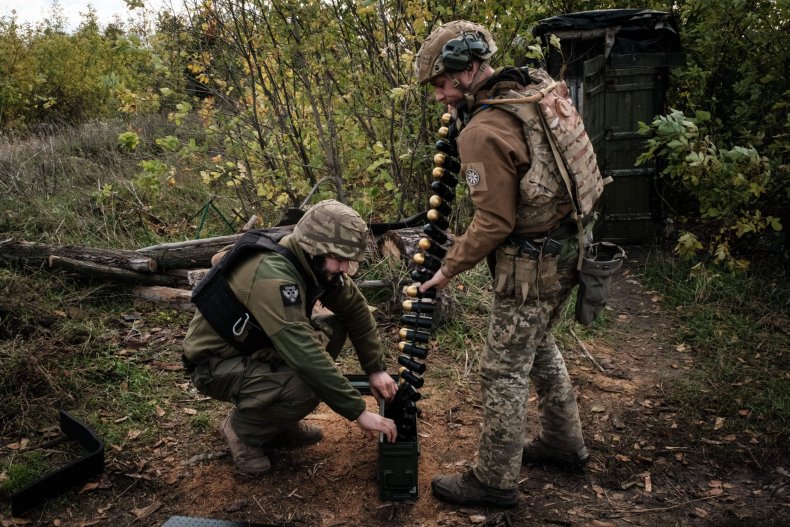 Ukraine Infantry Pictured in the Donetsk Region
