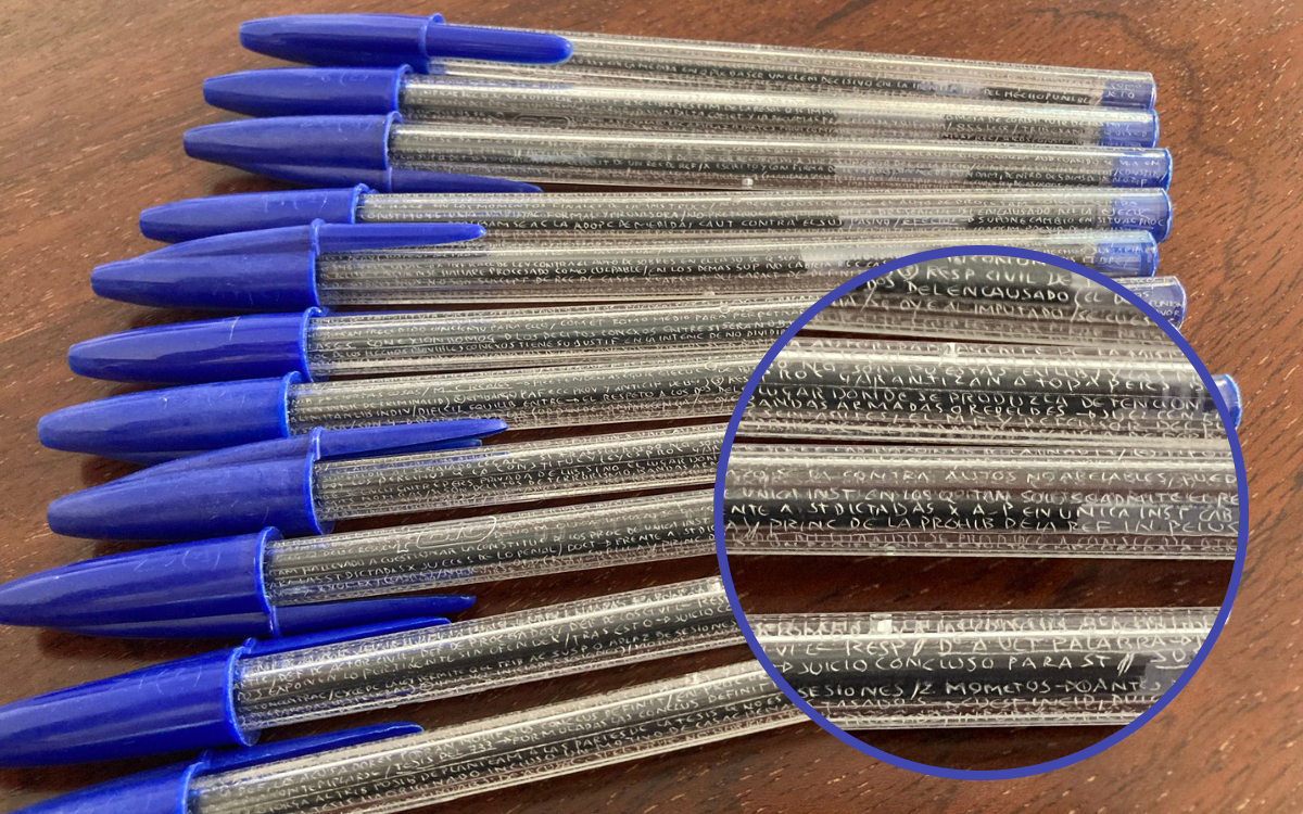 Law Student Busted After Etching Notes on Pens to Cheat in Exam