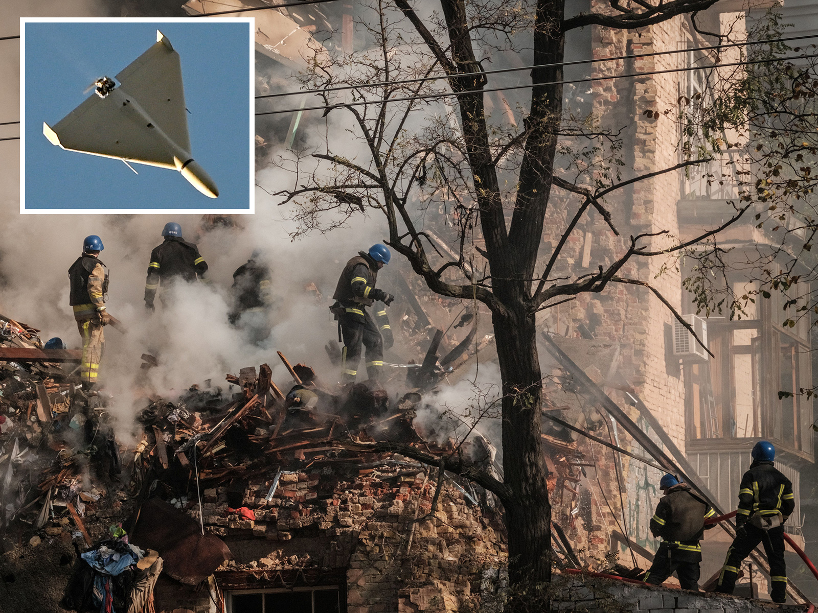 More Russian 'Kamikaze Drones' Strikes Hit Kyiv, Ukraine Says - Newsweek