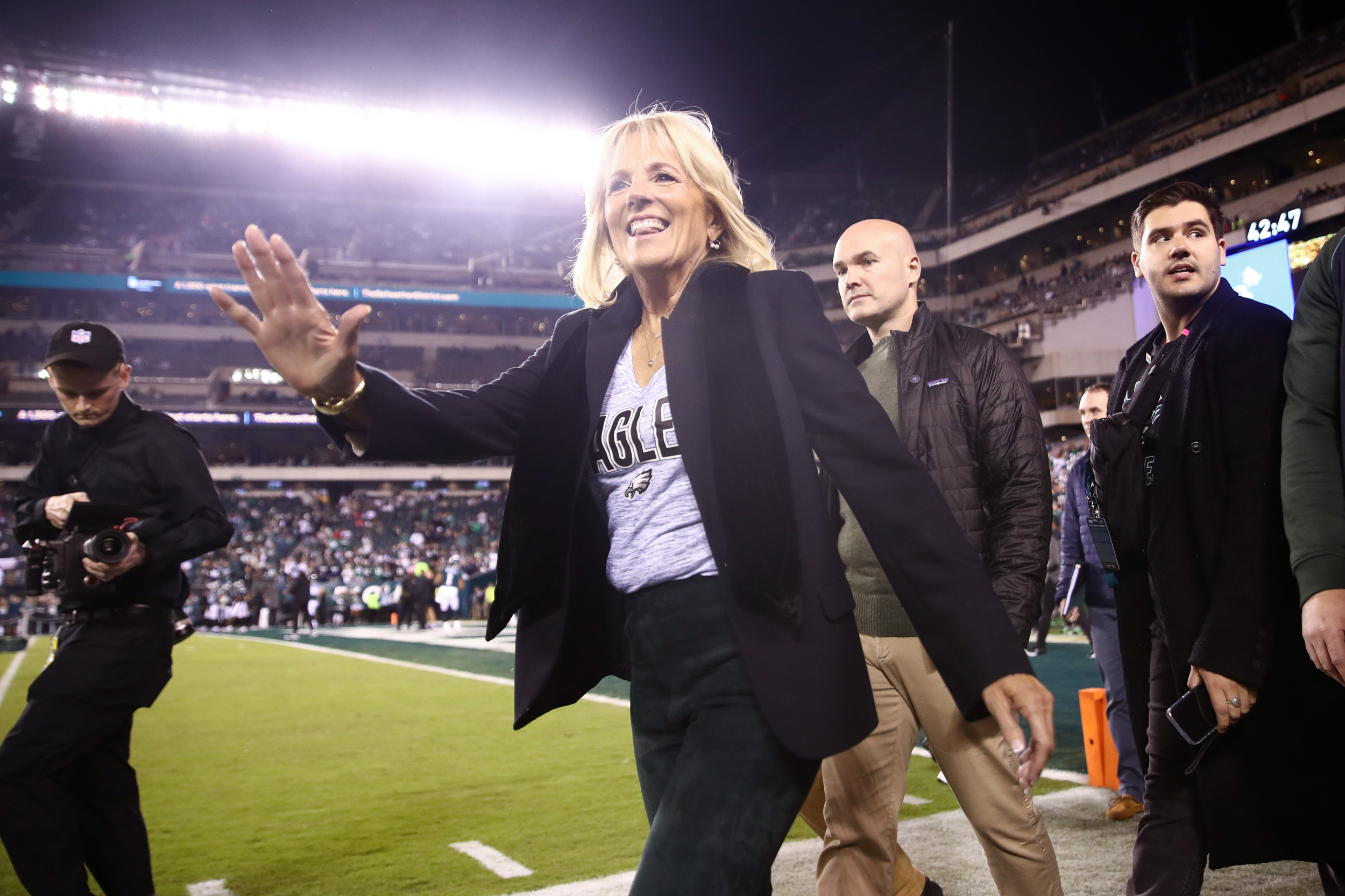 Fact Check Did Jill Biden Get Booed At Eagles Game In Philadelphia 