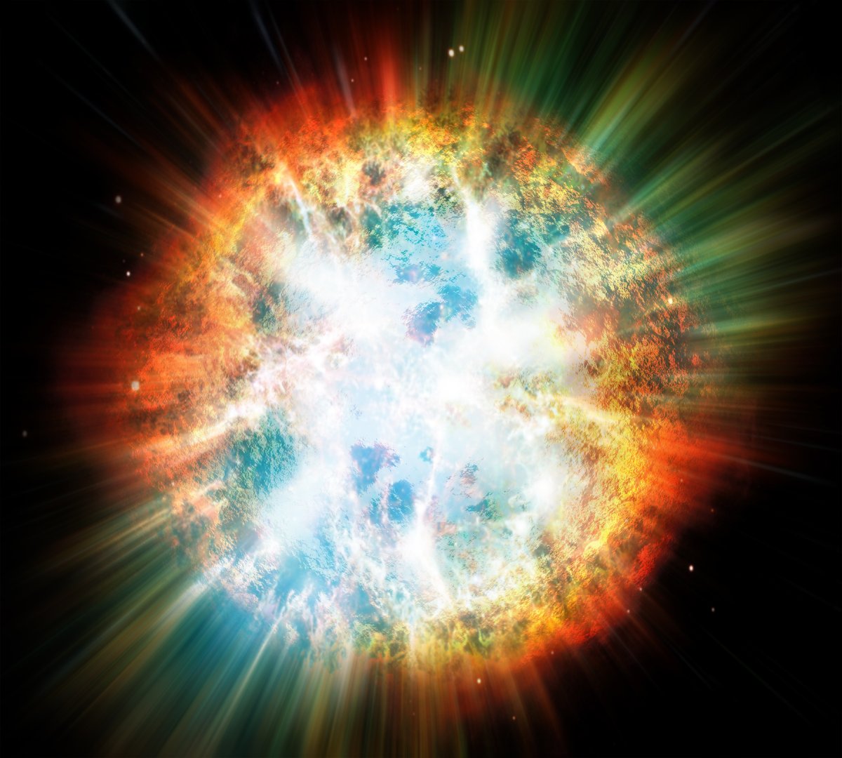 supernova in space
