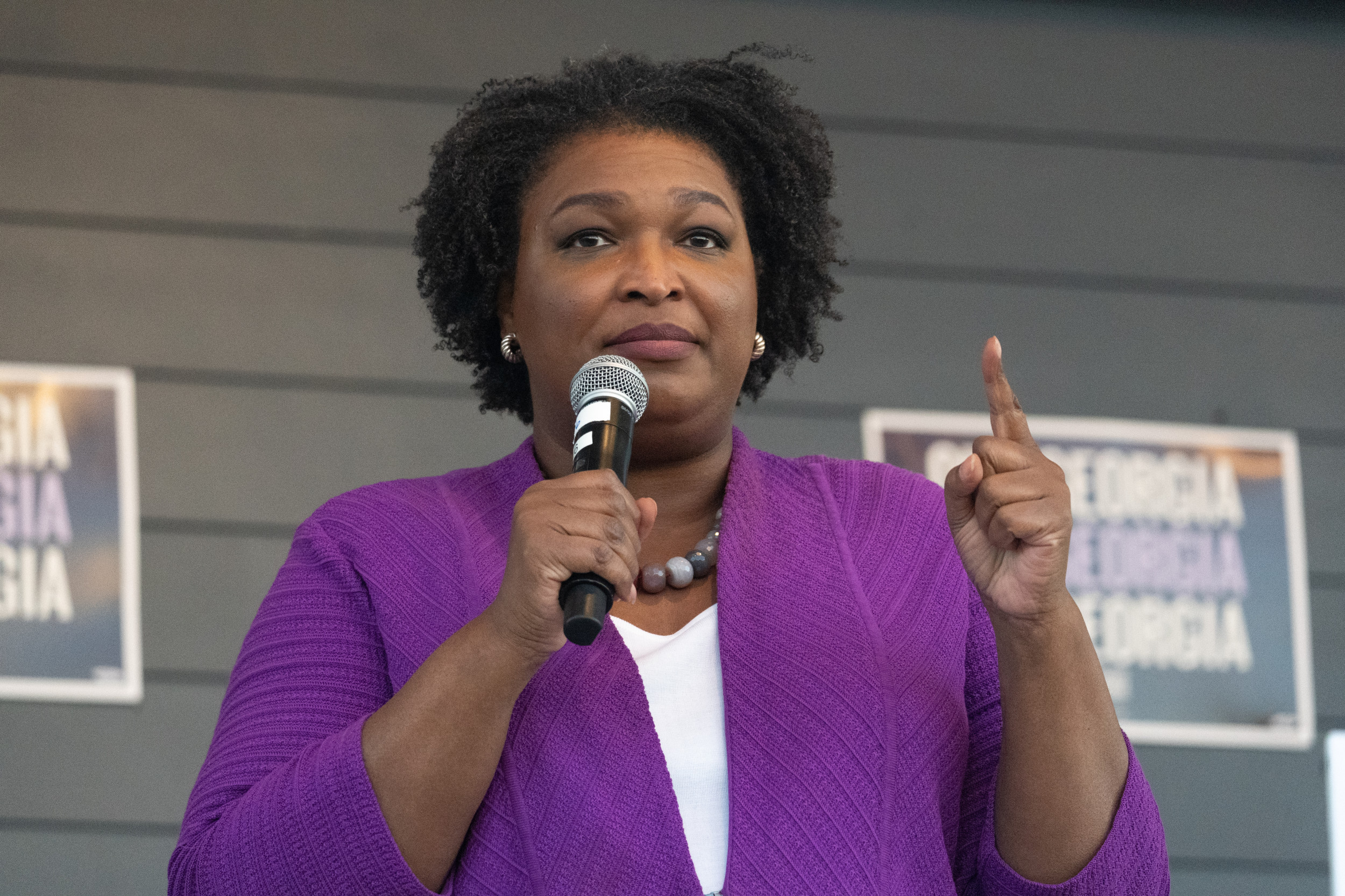 Stacey Abrams Tells Obama: 'Abortion Is an Economic Issue' - Newsweek