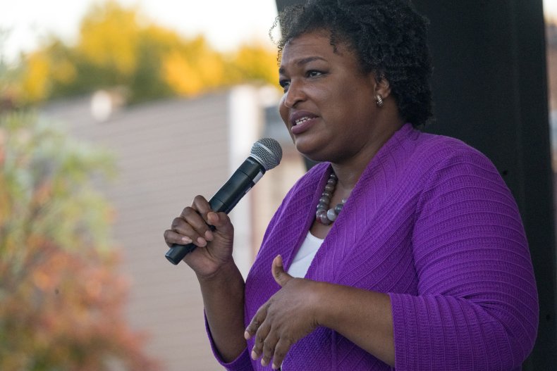 Stacey Abrams Speaks During Her Campaign