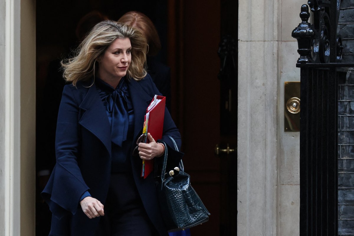 Penny Mordaunt attends the weekly Cabinet meeting