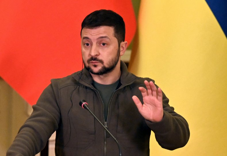 Tổng thống Ukraine Volodymyr Zelensky