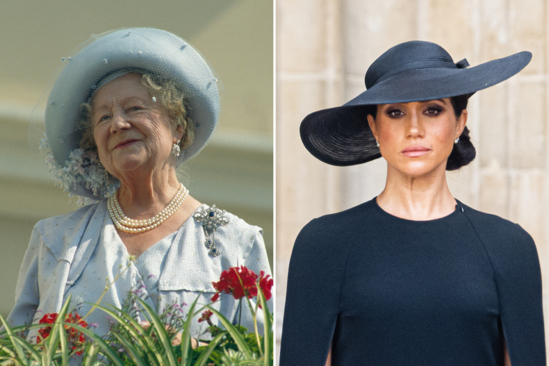 Queen Mother and Meghan Markle