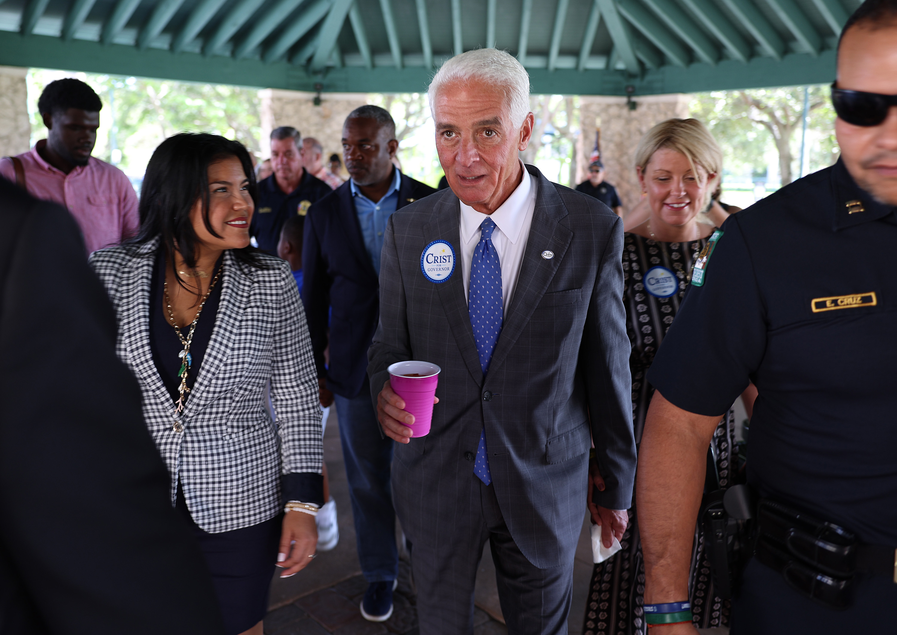 DeSantis, Crist Debate Gets Heated over Hurricanes, Guns, COVID, Education