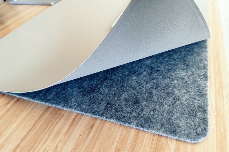 This desk mat with wireless charging can help your workstation