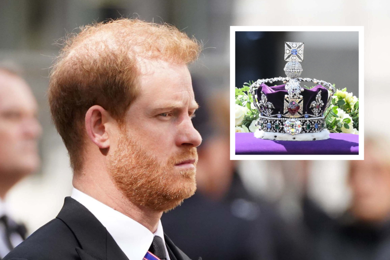 Prince Harry and the Imperial Crown