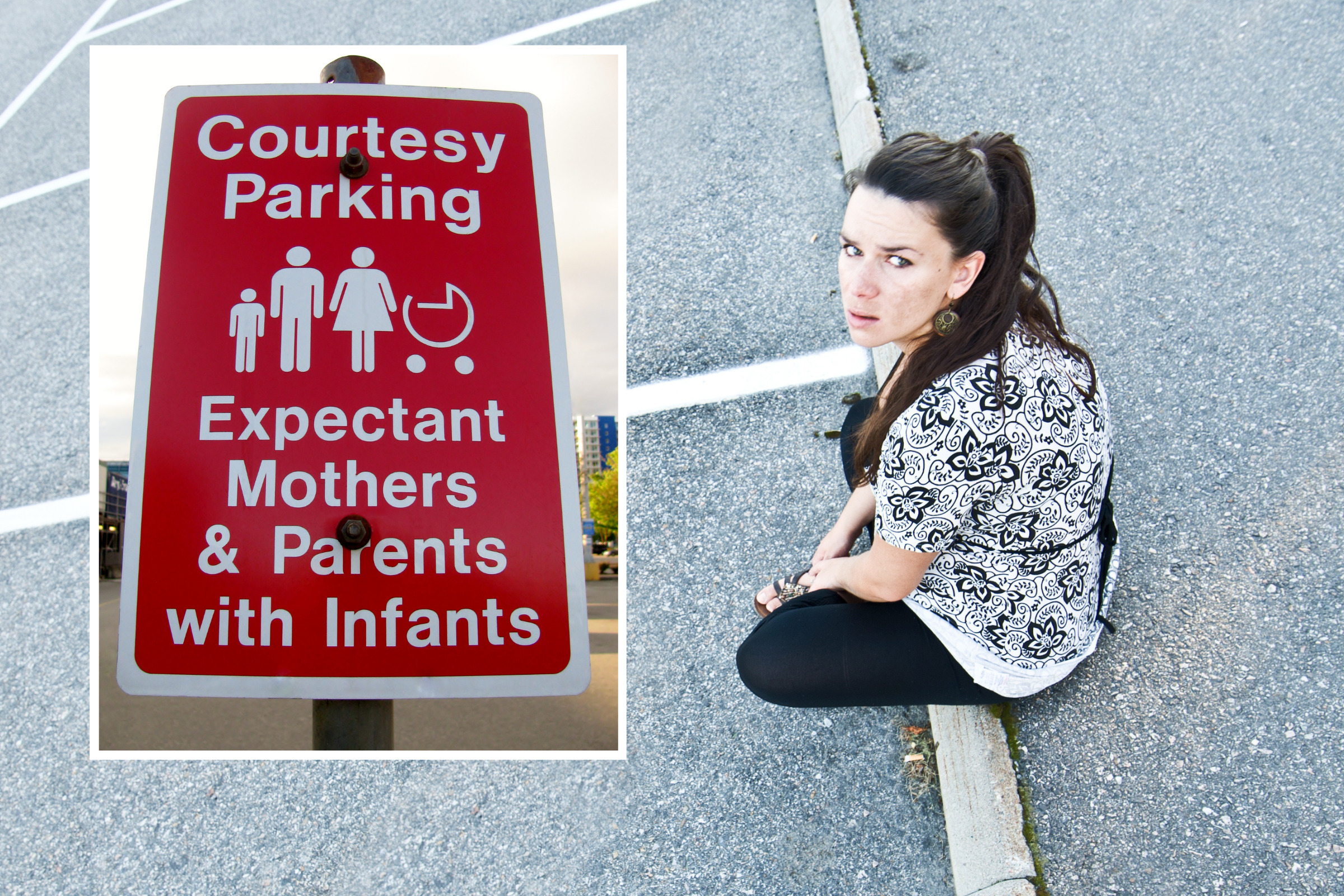 Reserved Expectant Mothers Sign