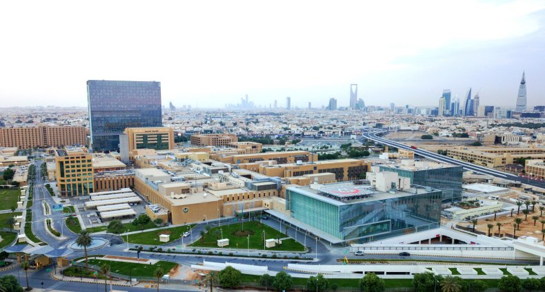 aerial photo of King Faisal Specialist Hospital