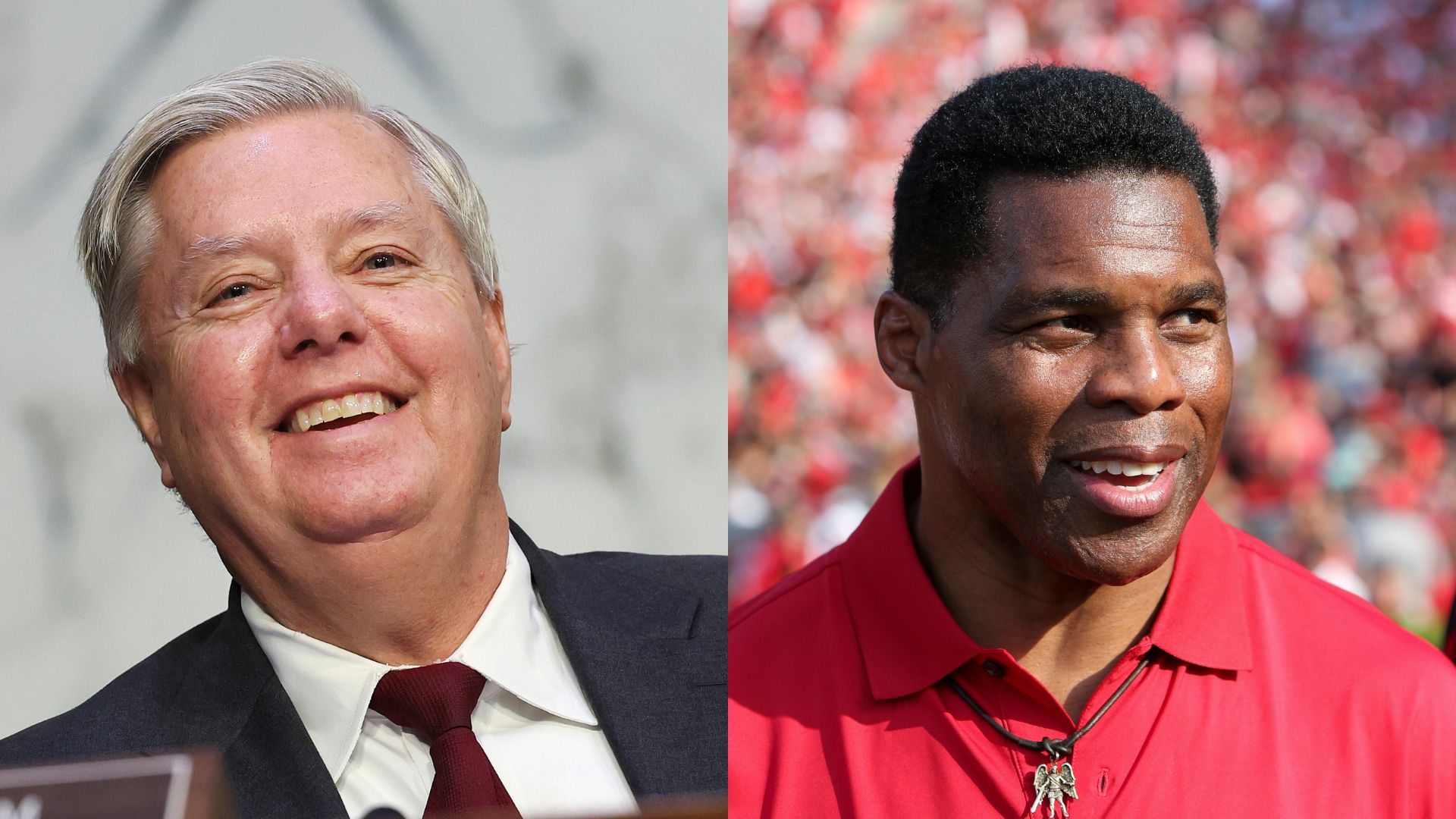 Lindsey Graham Laughs As Herschel Walker Responds To Abortion ...