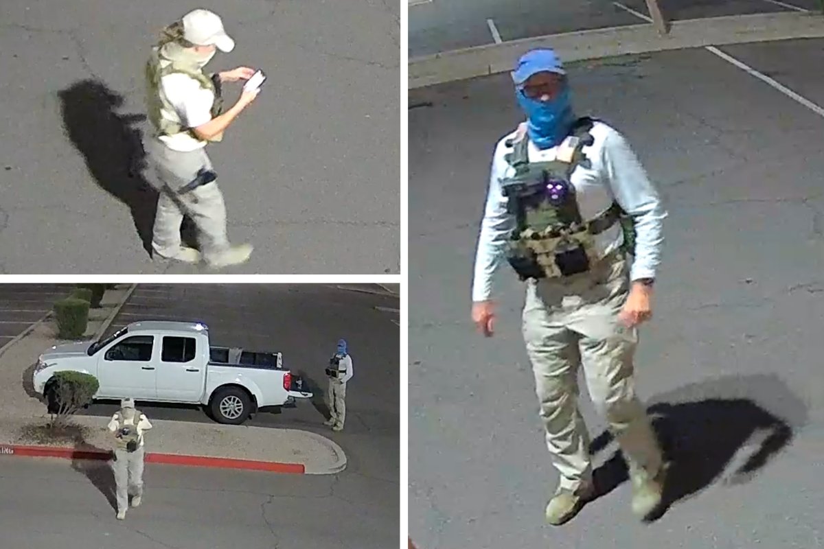 Armed individuals on camera at Arizona ballots