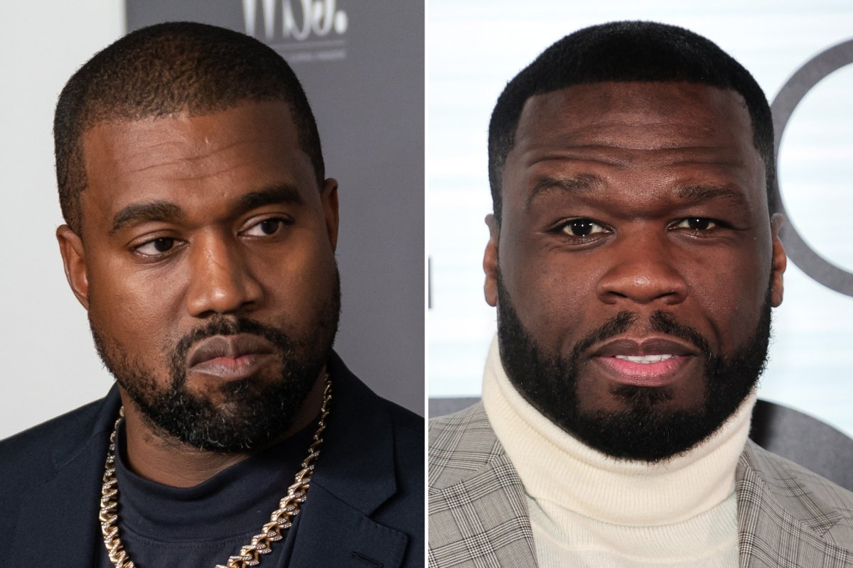 Kanye West, 50 Cent trade Instagram comments