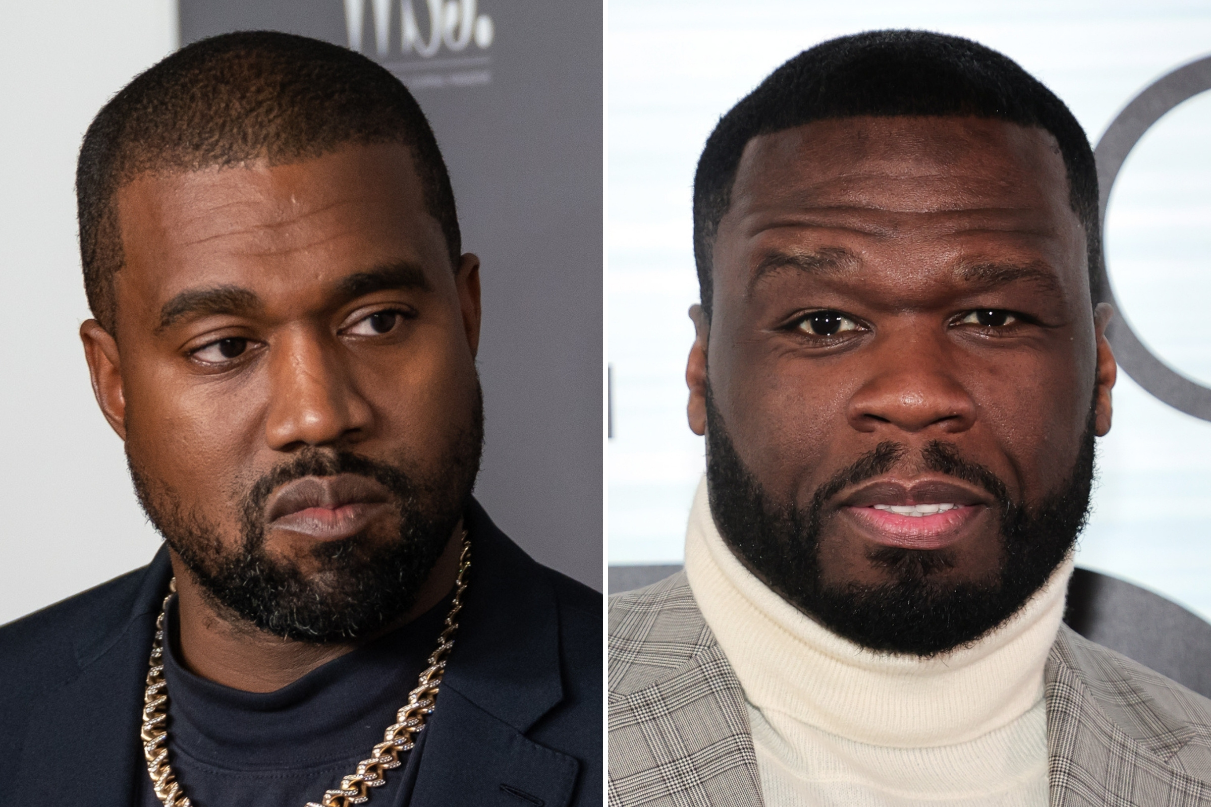 Everything 50 Cent Has Said About Kanye West After Antisemitic Ban 