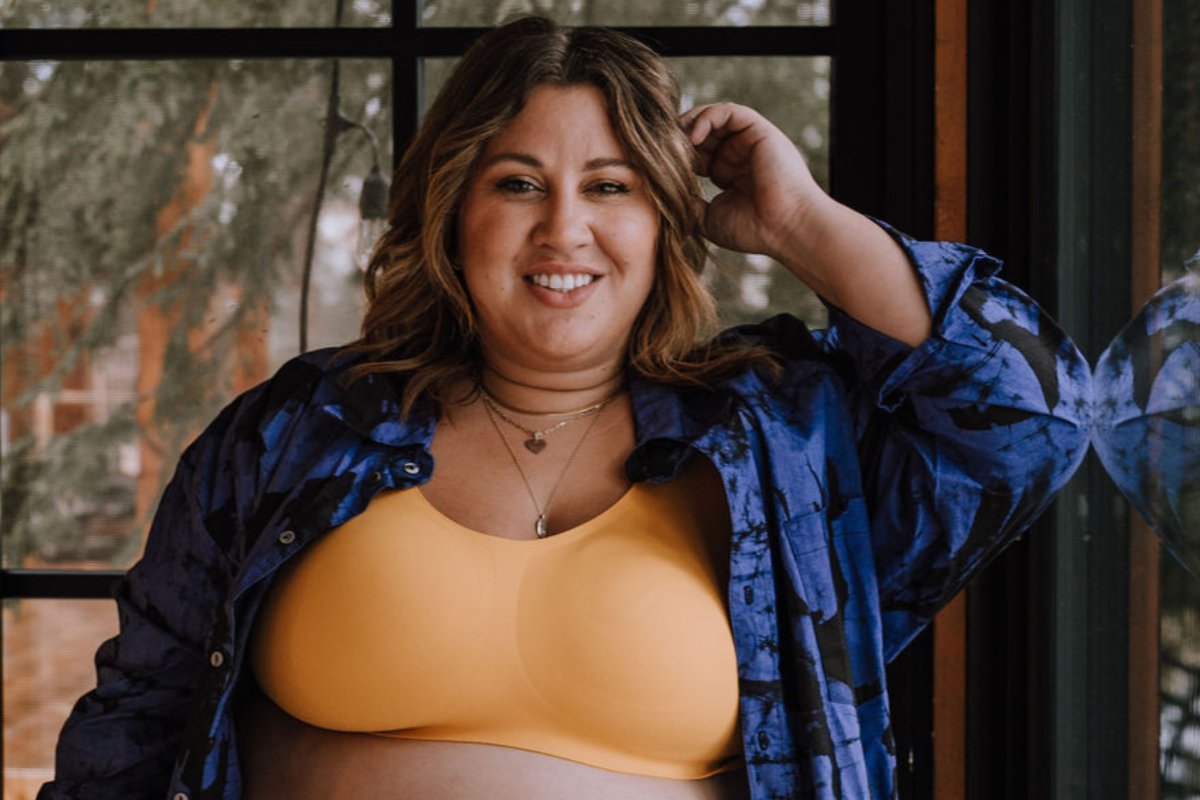 Big Woman in Bra, Body Positive Stock Photo - Image of fatphobia
