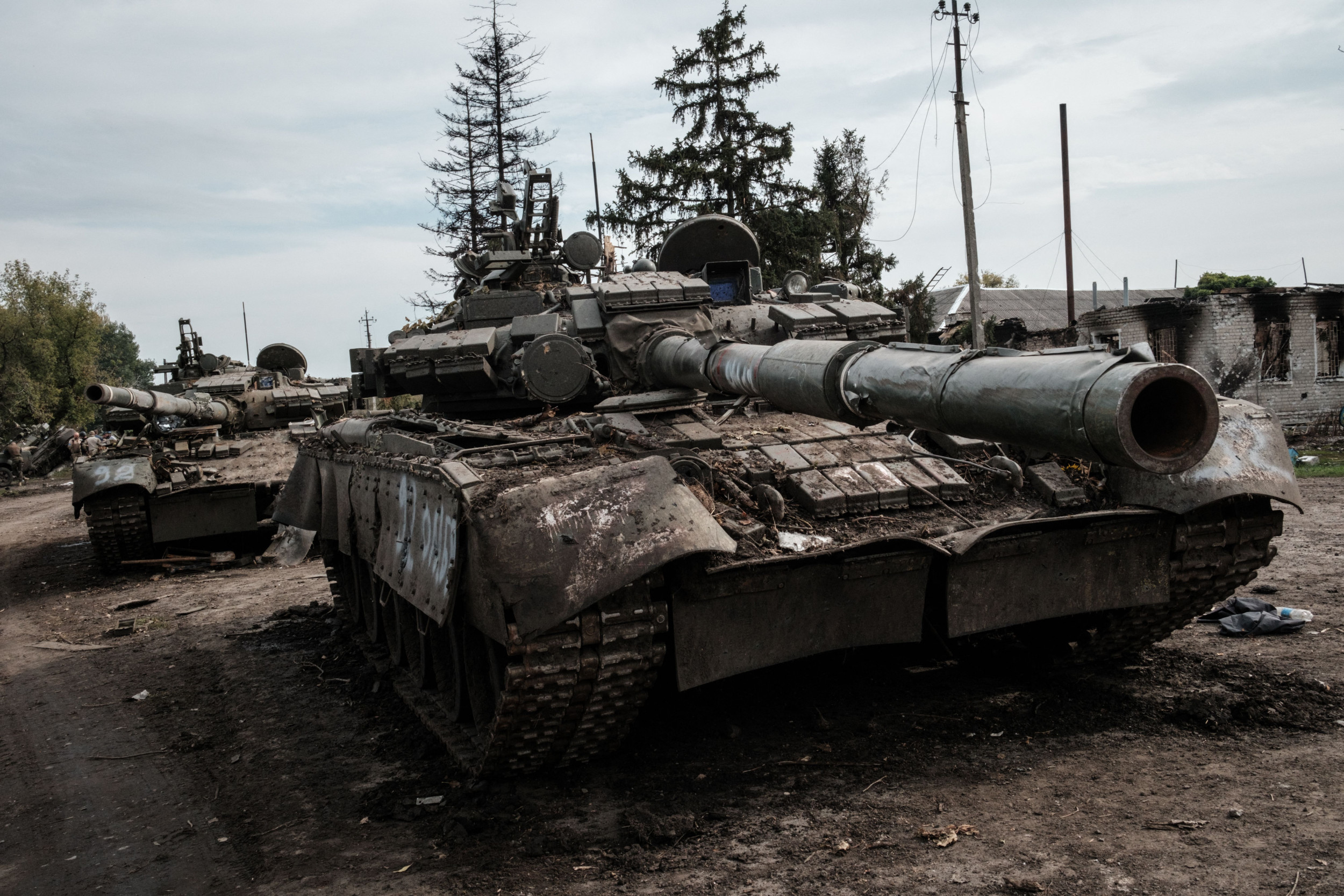 Ukraine Says Abandoned Russian Tanks Have More Than Doubled Their Firepower