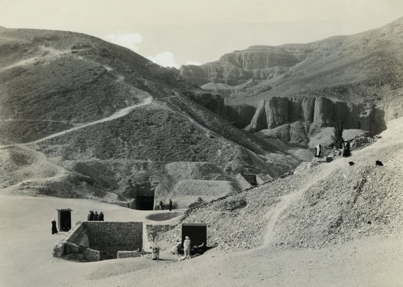 The entrance to King Tutankhamun's tomb