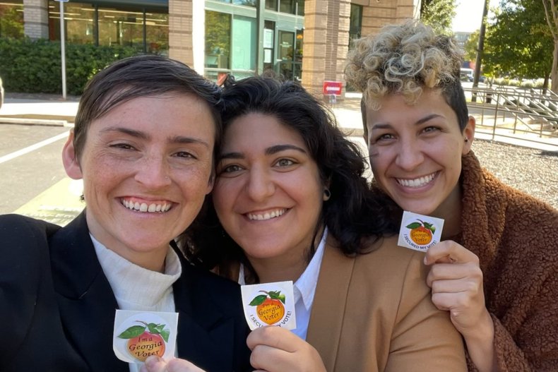 Liliana Bakhtiari with Kris and Sarah