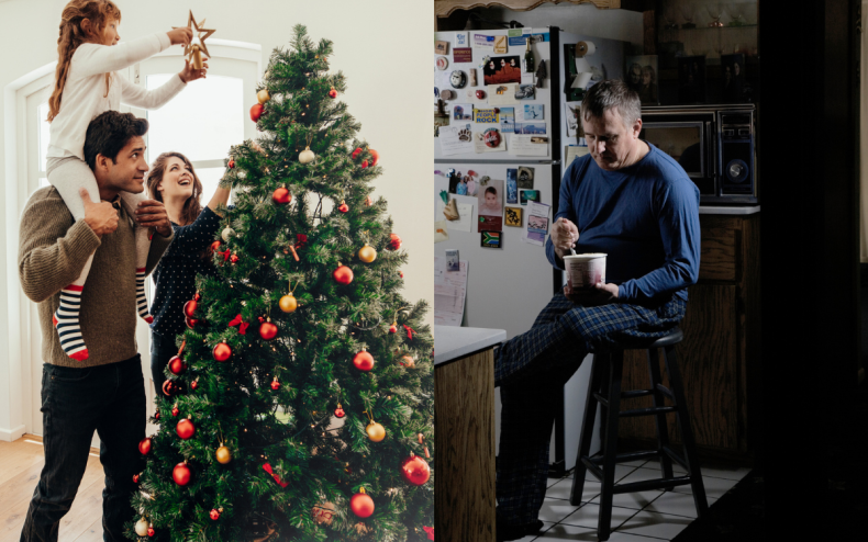 A family Christmas and a lonely man.