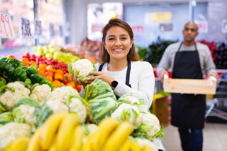 Fresh vegtables in market