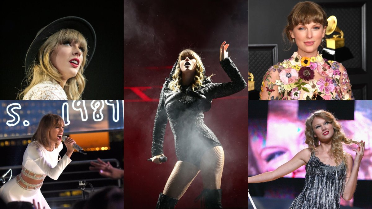 Taylor Swift collage concerts