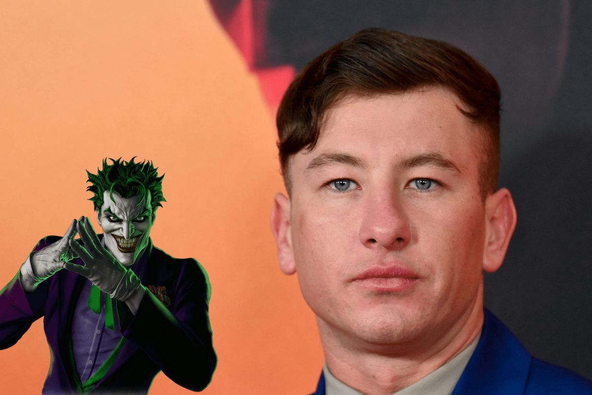 Barry Keoghan and The Joker inset