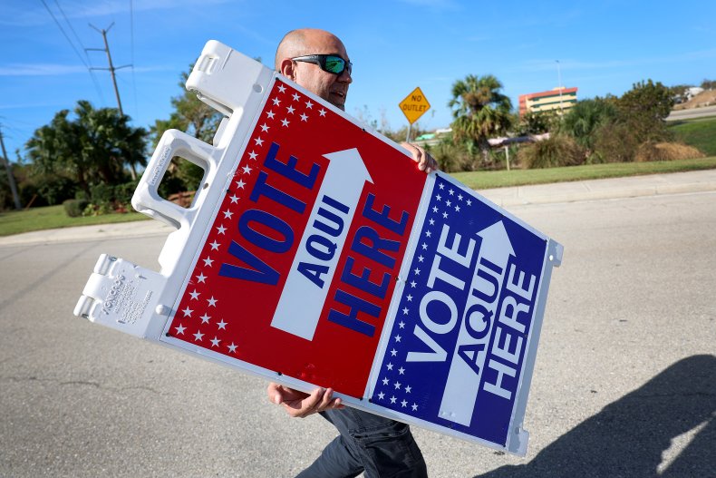 Florida vote sign