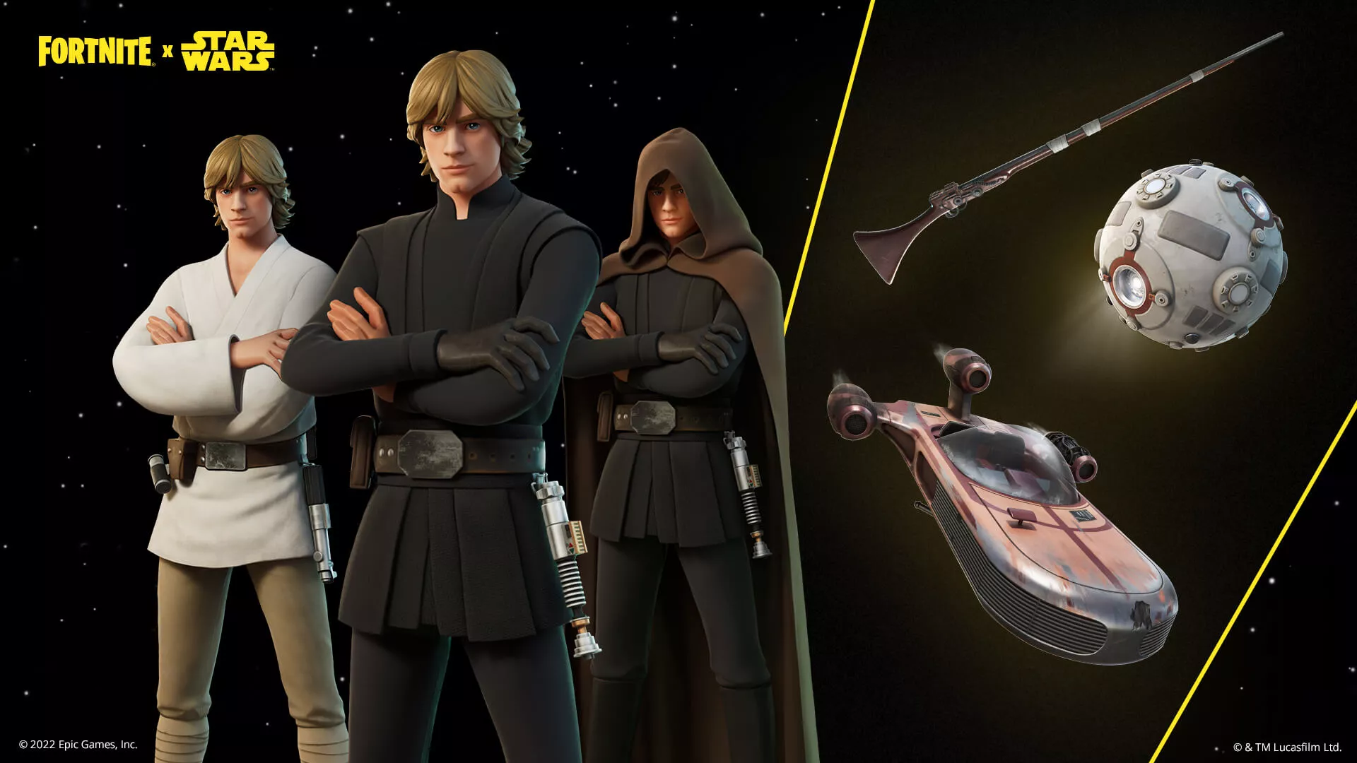 Fortnite Skywalker Week: How to Get Luke, Leia, and Han Solo Skins - Vimarsana News