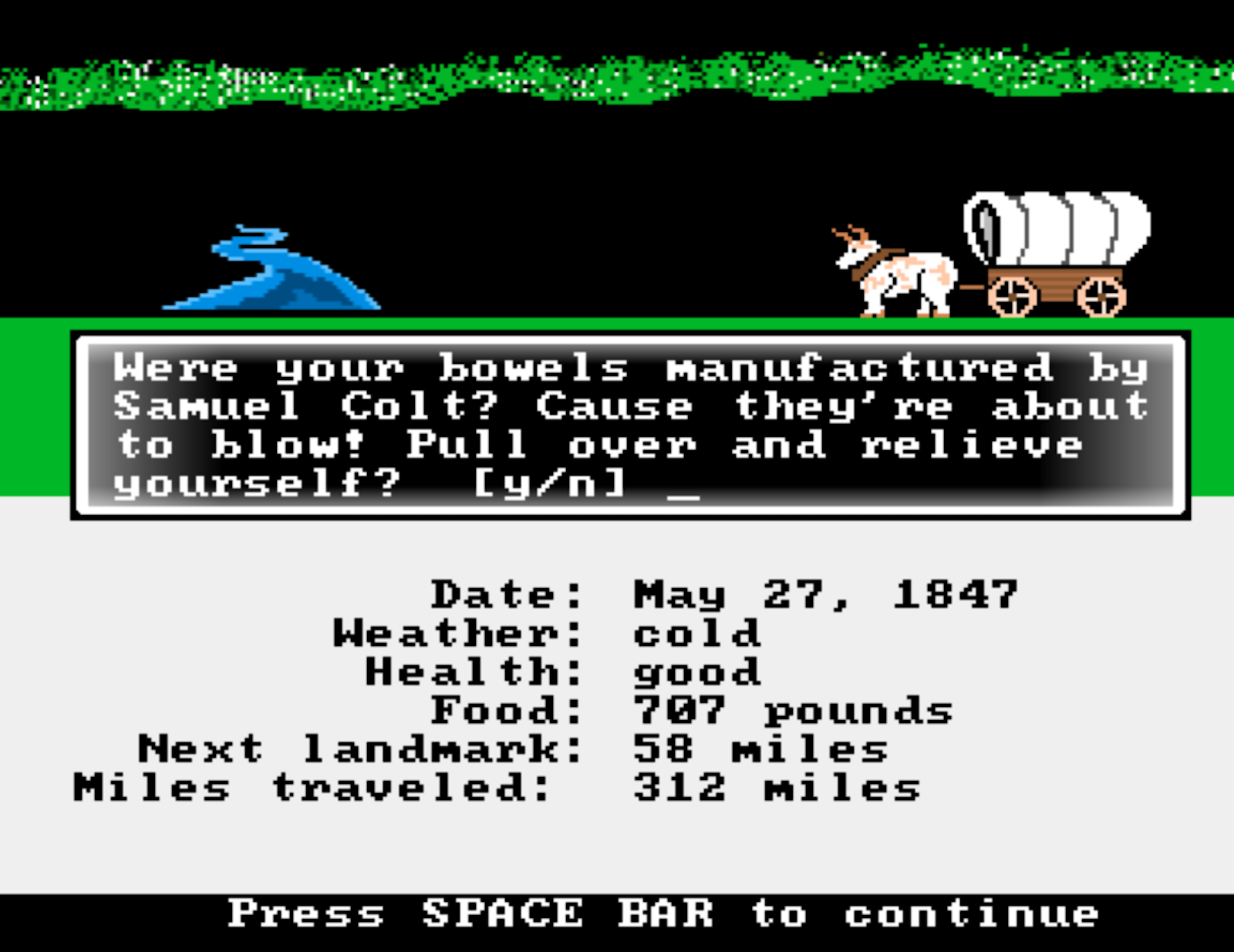 You Have Not Died of Dysentery: River