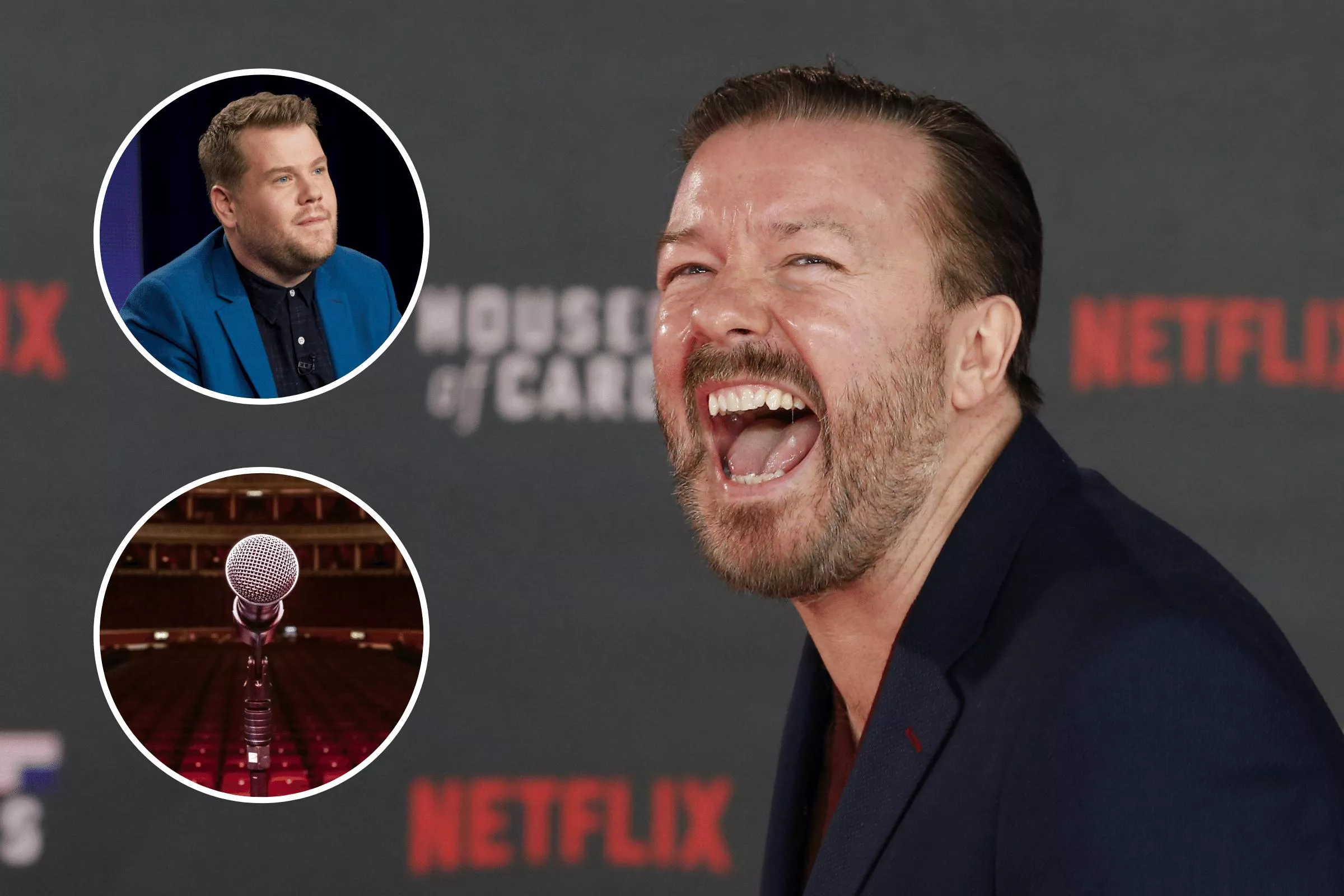Ricky Gervais Denies Stealing Comedian's Joke After James Corden Debacle - Vimarsana News