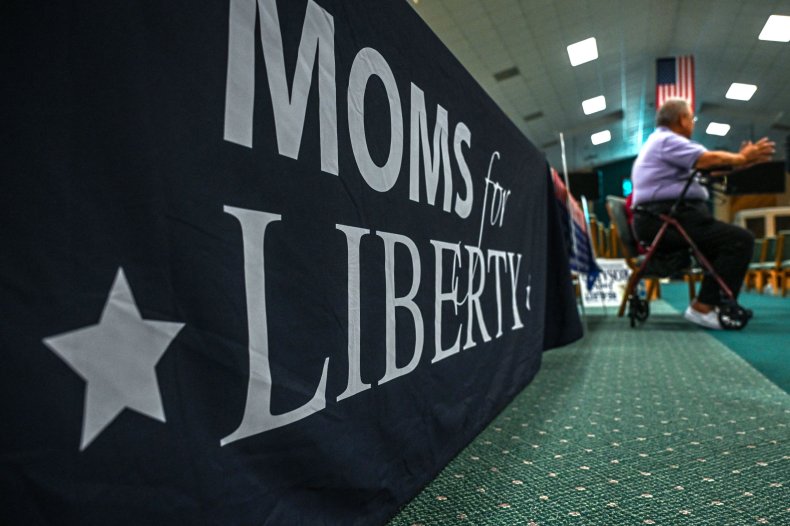 People and members of Moms For Liberty