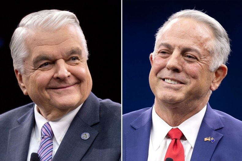 Governor Steve Sisolak and Sheriff Joe Lombardo