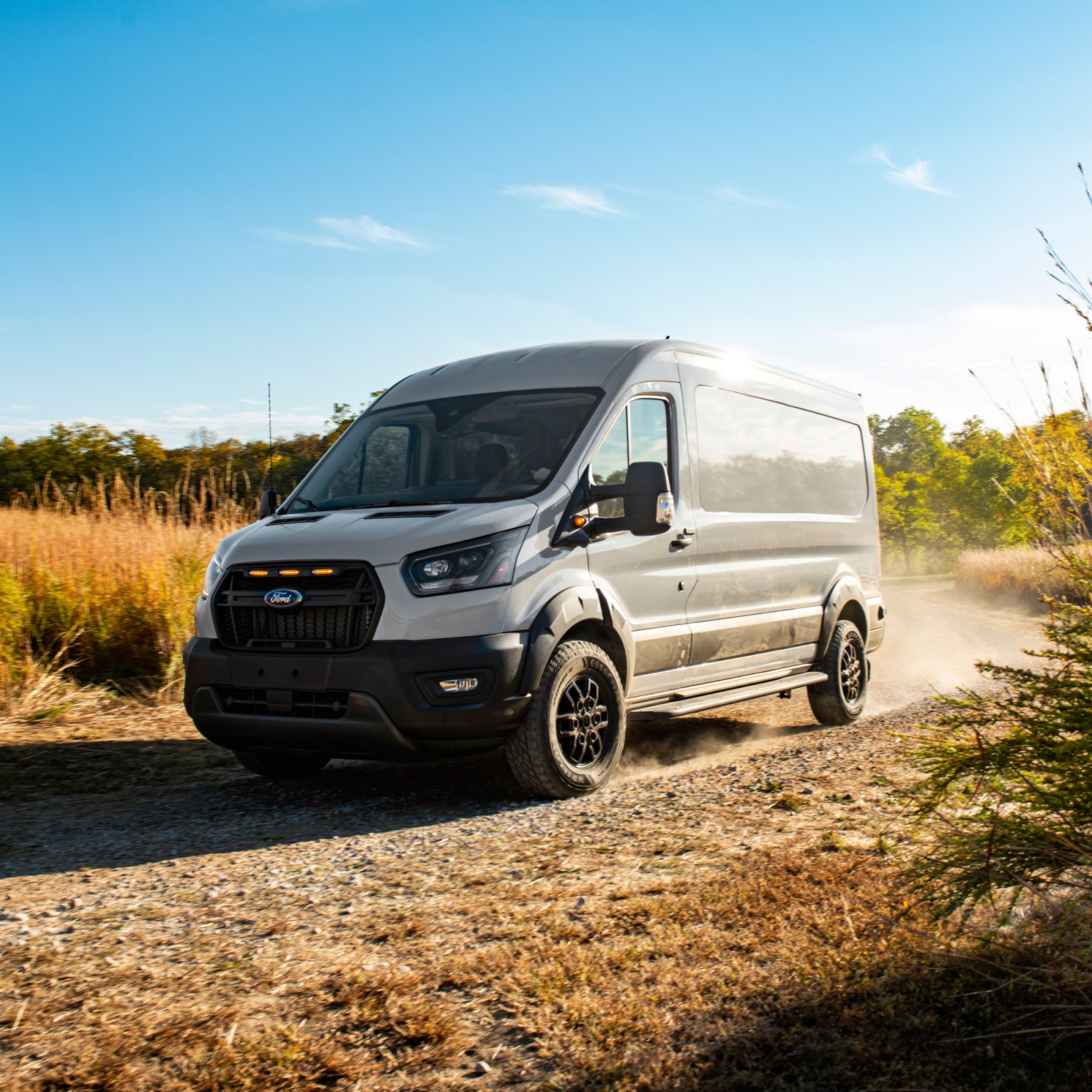 Sleep Under the Stars With the 2023 Ford Transit Trail 4x4 Cargo Van
