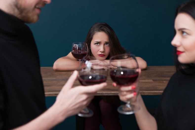 jealous woman