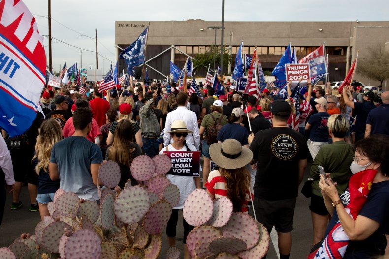 Trump Supporters Protest in Maricopa County