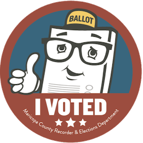 Maricopa County Elections Mascot Phil the Ballot