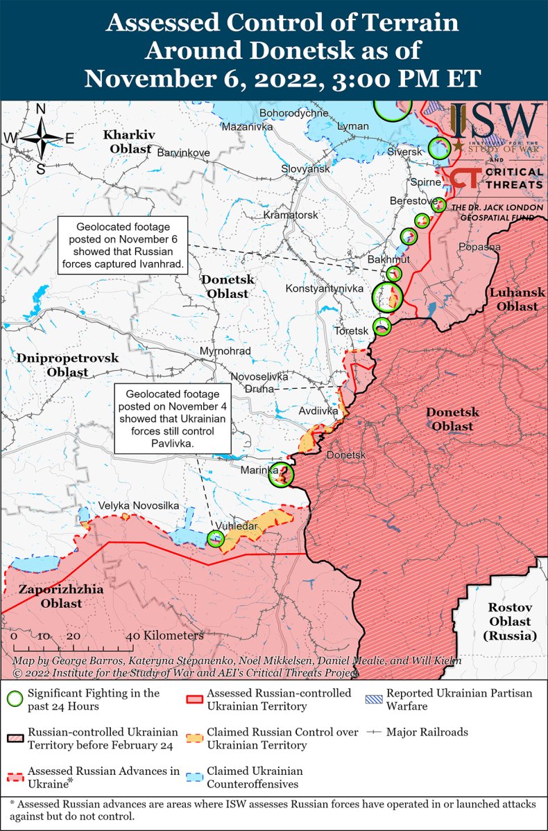ОЦЕНКА НАСТУПАТЕЛЬНОЙ КАМПАНИИ РОССИИ, 6 НОЯБРЯ