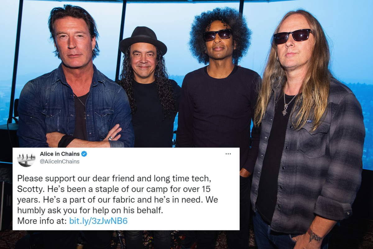 Alice in Chains and a tweet. 