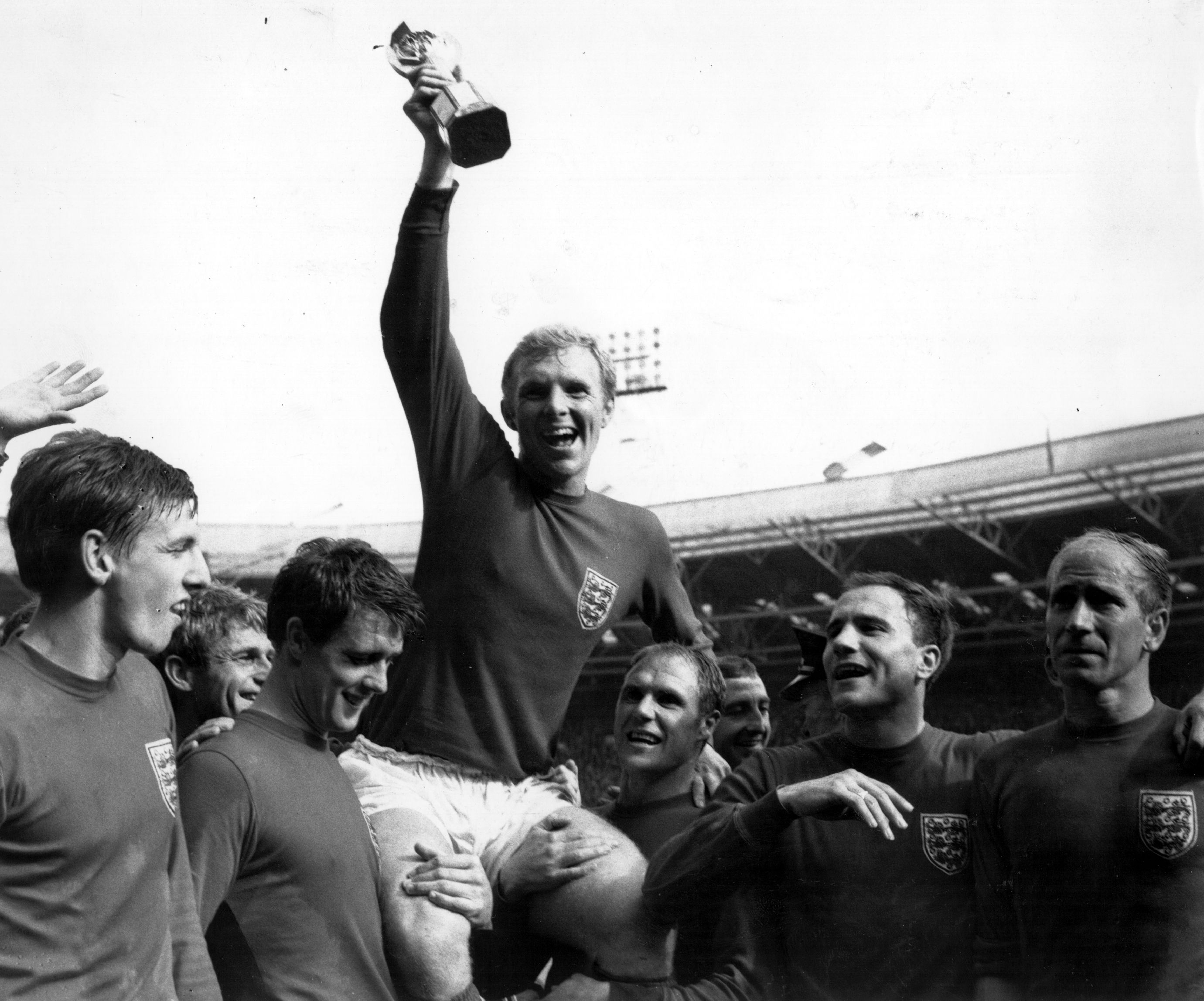 1966 World Cup Winners England Celebrate Victory