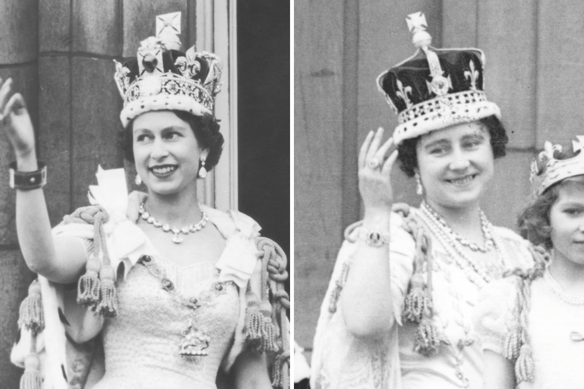 Queen Elizabeth II and Queen Mother Coronations