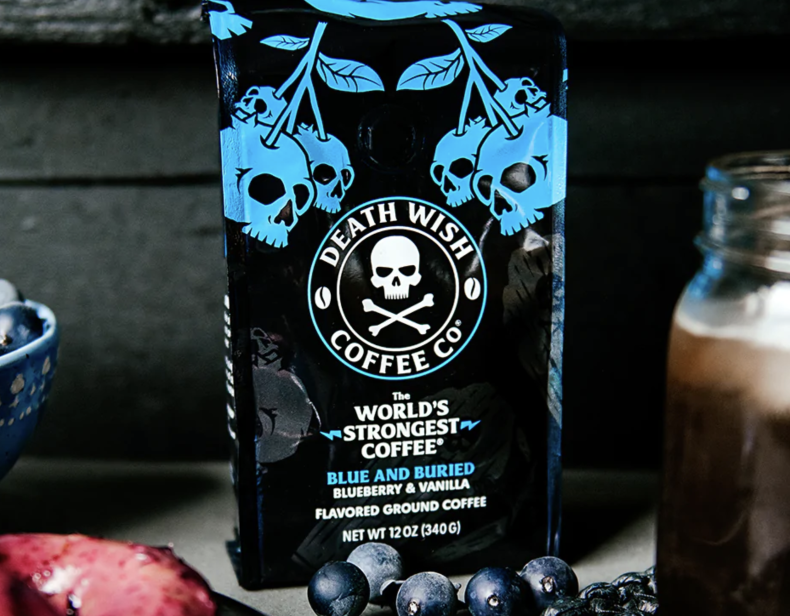 Death Wish Blue and Buried Coffee