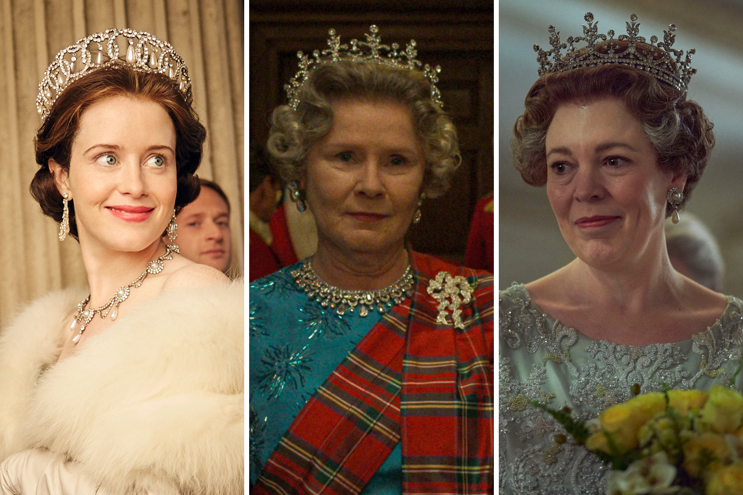 The Crown's Claire Foy and Olivia Colman Honor Queen Elizabeth II