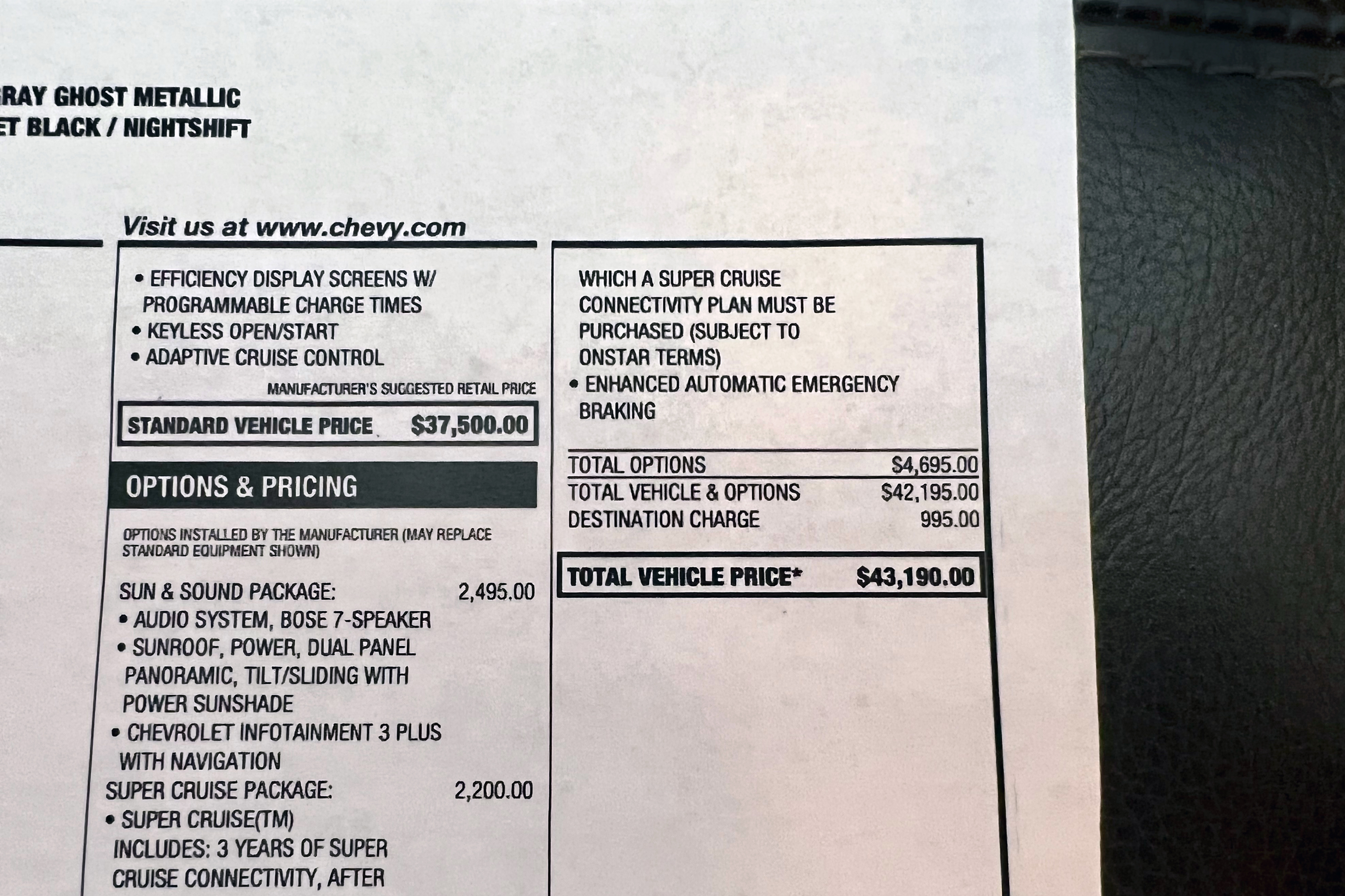 Destination Pricing