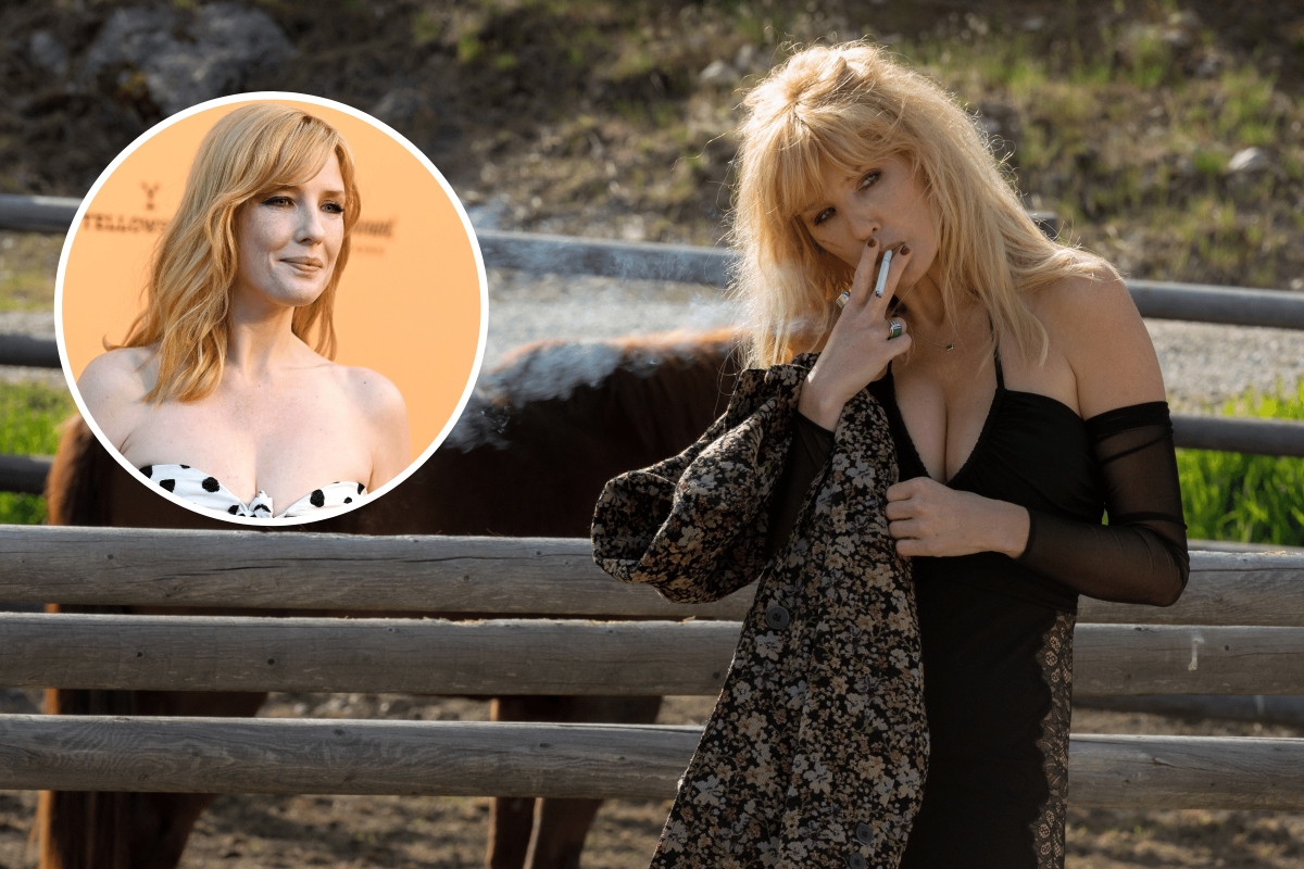Kelly Reilly inset and Beth Dutton