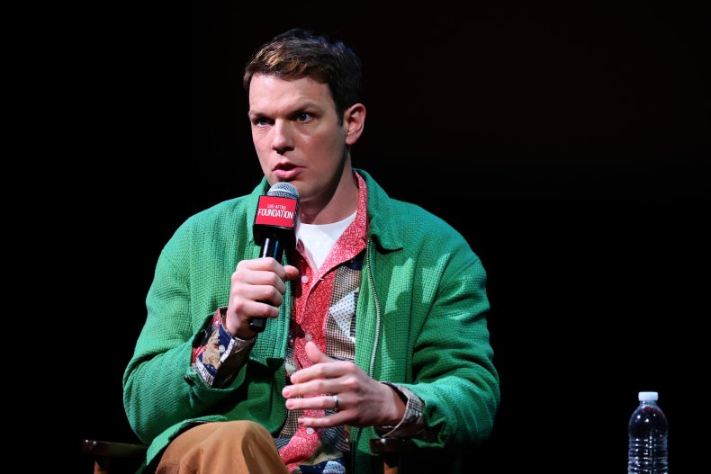 Jake Lacy at a point where he was "really uncomfortable" playing Robert Berchtold Jake Lacy
