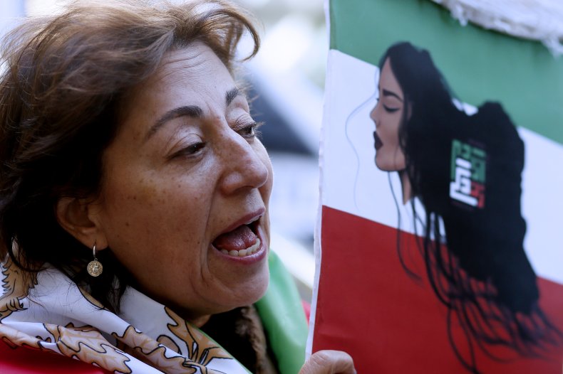 معترضان ایرانی در نیویورک